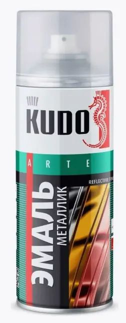 Лот: 12943293. Фото: 1. Краска-спрей Kudo KU-1025 алюминий. Краски, лаки, растворитель
