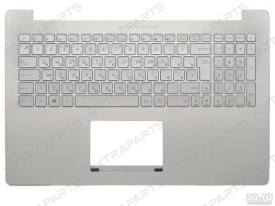 Лот: 18132087. Фото: 1. Топ-панель Asus N501JW-1A серебро... Клавиатуры для ноутбуков