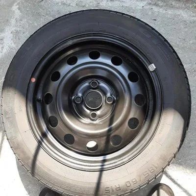 Лот: 16137327. Фото: 1. Запасное колесо Hyundai Solaris... Шины на дисках