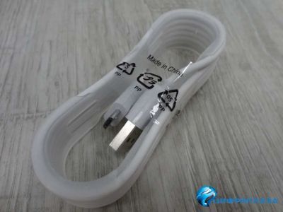 Лот: 13850450. Фото: 1. Кабель Micro USB белый в намотке... Зарядные устройства, блоки питания, адаптеры сетевые для смартфонов