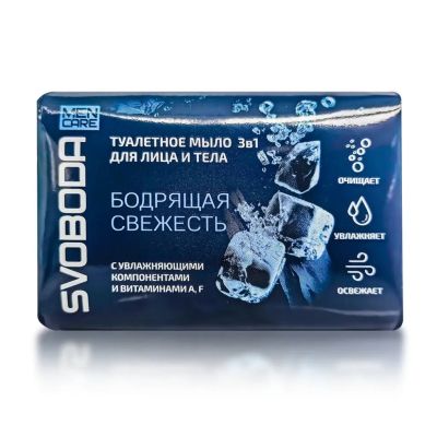 Лот: 24096743. Фото: 1. Мыло Svoboda Men Care, 90 г, для... Уход за телом