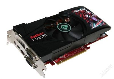 Лот: 2426365. Фото: 1. PCI-E PowerColor Radeon HD 6870... Видеокарты