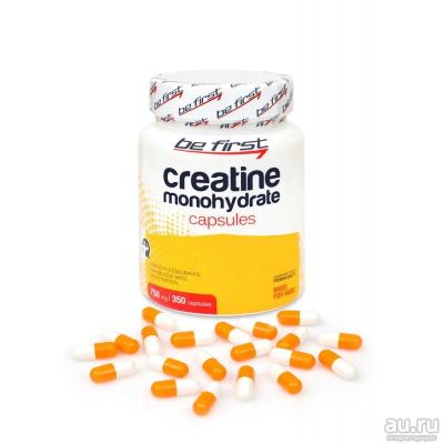 Лот: 8709854. Фото: 1. Creatine Monohydrate 350 капс... Спортивное питание, витамины