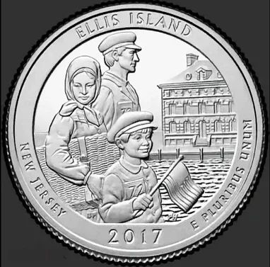 Лот: 16277027. Фото: 1. США 25 центов 2017 D 39-й парк... Америка