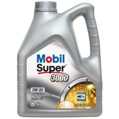 Лот: 20073254. Фото: 1. MOBIL SUPER 3000 0w20 4 л (масло... Масла, жидкости