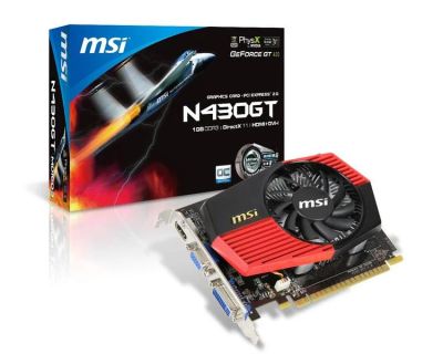 Лот: 5314802. Фото: 1. видеокарта MSI GeForce GT 430... Видеокарты