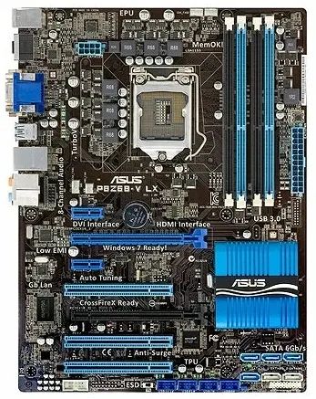 Лот: 20662146. Фото: 1. Материнская плата Asus P8Z68-V... Материнские платы