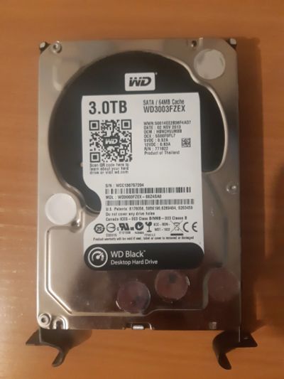 Лот: 18154930. Фото: 1. Жесткий диск HDD 3tb. Жёсткие диски (HDD)