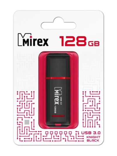 Лот: 25795010. Фото: 1. Флешка MIREX 128GB USB 3.0 KNIGHT... USB-флеш карты