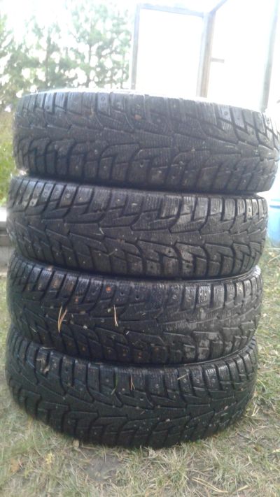 Лот: 12433274. Фото: 1. Зимние шипованные шины Hankook... Шины