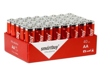 Лот: 19569476. Фото: 1. Батарейки АА Smartbuy алкалиновая... Батарейки, аккумуляторы, элементы питания