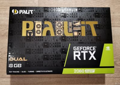 Лот: 18520744. Фото: 1. Palit RTX 2060 super. Видеокарты