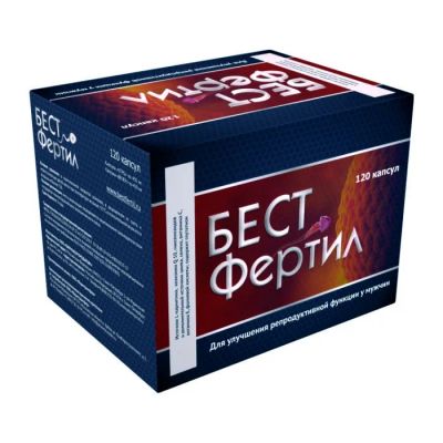 Лот: 23715343. Фото: 1. Бестфертил капс. №120. Лекарства