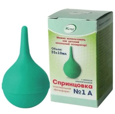 Лот: 23730437. Фото: 1. Спринцовка пластизольная с мягким... Лекарства