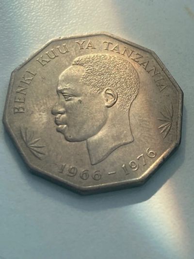 Лот: 19262283. Фото: 1. Танзания 5 шиллингов, 1976 10... Африка