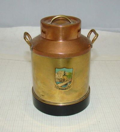 Лот: 11191247. Фото: 1. Dinant сигаретница винтажная Бидон... Другое (антиквариат)