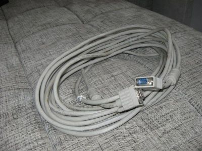Лот: 1043423. Фото: 1. Кабель VGA 10 м. Шлейфы, кабели, переходники