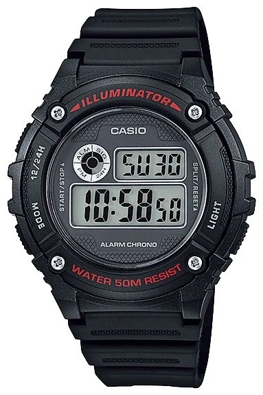 Лот: 6417899. Фото: 1. Часы Casio W-216H-1A Оригинальные... Оригинальные наручные часы