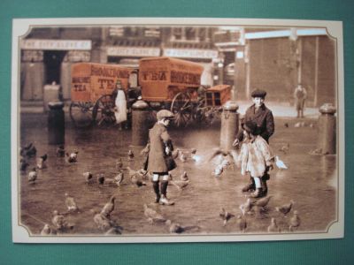 Лот: 5381197. Фото: 1. Открытка "Голуби". Открытки, конверты