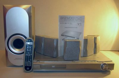 Лот: 3702973. Фото: 1. Домашний кинотеатр Daewoo 900руб... Домашние кинотеатры