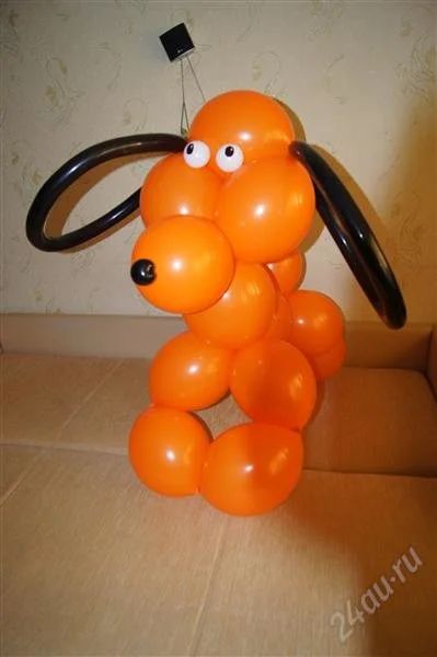 Лот: 1749212. Фото: 1. Собака из воздушных шаров. Воздушные шары