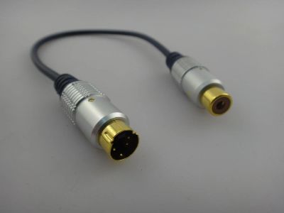 Лот: 10326425. Фото: 1. Шнур штекер Luxmann SVHS plug... Шнуры, кабели, разъёмы