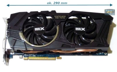 Лот: 6042991. Фото: 1. 3Gb Sapphire HD 7970 Dual-X 384bit... Видеокарты