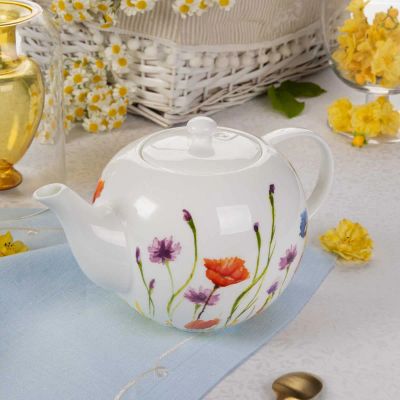 Лот: 24933439. Фото: 1. Чайник заварочный Zapel Fleurs... Чайники, заварники, турки