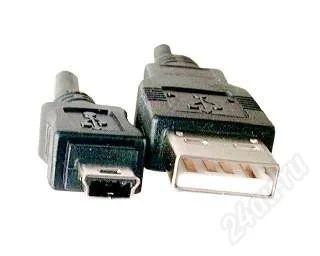 Лот: 1666890. Фото: 1. Кабель USB - mini USB - 1,8м -... Шлейфы, кабели, переходники