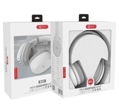 Лот: 22147319. Фото: 1. BLUETOOTH ГАРНИТУРА BYZ-B53 White. Наушники, гарнитуры