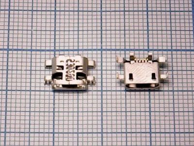 Лот: 12287368. Фото: 1. Системный разъём №121 micro-USB... Разъёмы