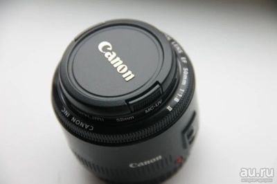 Лот: 13135559. Фото: 1. Объектив Canon EF 50mm f/1.8 II. Объективы