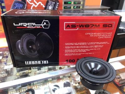 Лот: 12324591. Фото: 1. Акустика Ural AS-W87M SQ (сч... Акустика автомобильная