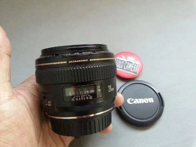 Лот: 10998900. Фото: 1. Объектив Canon 28 mm 1.8. Объективы