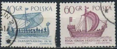 Лот: 20826757. Фото: 1. 1965. Польша. Парусники. н.с... Марки