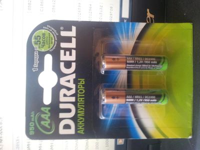 Лот: 3060452. Фото: 1. аккумуляторы duracell. Батарейки, аккумуляторы, элементы питания