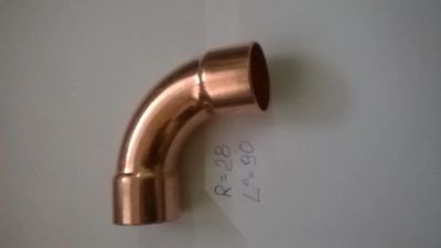 Лот: 5239583. Фото: 1. угол медный 28. Фитинги, подводка