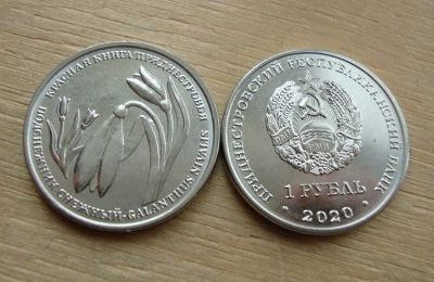 Лот: 15483603. Фото: 1. Приднестровье 1 рубль 2020 год... Страны СНГ и Балтии