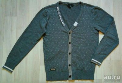 Лот: 12883657. Фото: 1. Кардиган Dsquared в отличнейшем... Свитеры, толстовки, худи