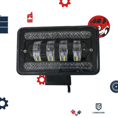 Лот: 20210497. Фото: 1. Фара LED G0189 18W (4LEDх2525SMD... Оптика и освещение