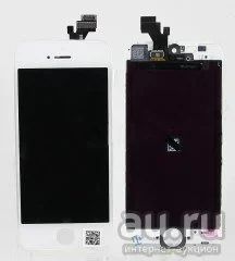 Лот: 9192826. Фото: 1. Дисплей iPhone 5 в сборе Белый... Дисплеи, дисплейные модули, тачскрины