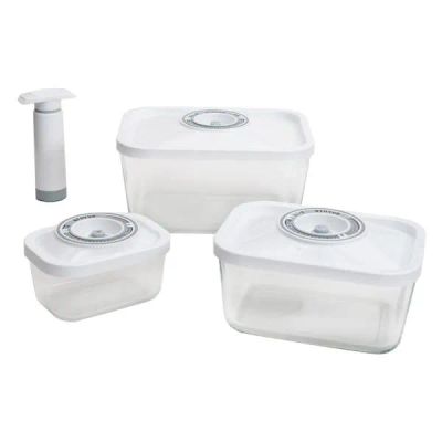 Лот: 24492966. Фото: 1. Контейнер вакуумный Status VAC-Glass-Set. Кухонная