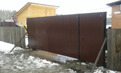 Лот: 11287466. Фото: 1. Калитка. Профлист 2. Ворота, заборы, шлагбаумы