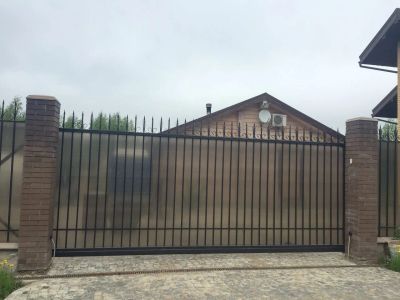 Лот: 15809399. Фото: 1. Откатные ворота из поликарбоната... Ворота, заборы, шлагбаумы