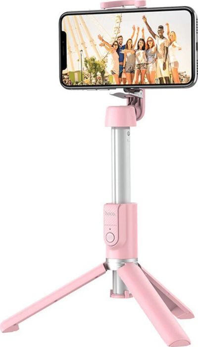 Лот: 15885079. Фото: 1. Трипод для селфи Hoco K11 (pink... Держатели для телефонов