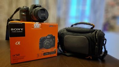 Лот: 24904517. Фото: 1. Зеркальный фотоаппарат Sony SLT-A58K. Цифровые зеркальные