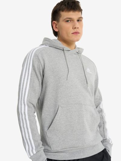 Лот: 24256012. Фото: 1. Толстовка мужская adidas, Серый. Легкие куртки, толстовки