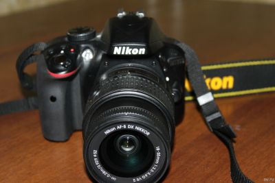 Лот: 13457128. Фото: 1. Nikon 3300D Kit. Цифровые зеркальные