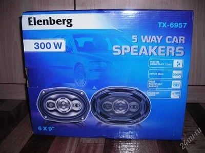 Лот: 1713515. Фото: 1. автомоб. колонки elenberg tx-6957... Акустика автомобильная