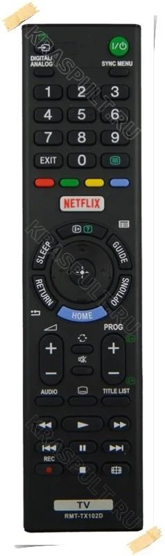 Лот: 15906796. Фото: 1. Пульт SONY RMT-TX102D NETFLIX. Пульты ДУ